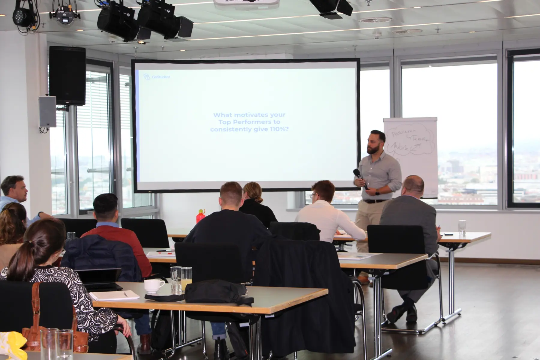 Chris Kaempf leading a commercial training workshop